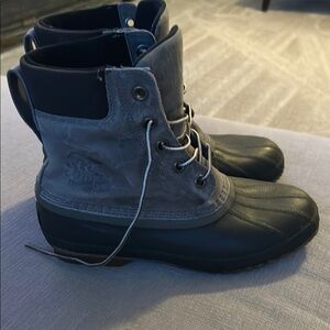 Men's Brown High-Top Boots